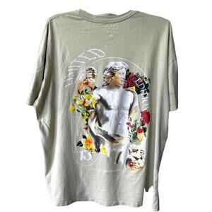 Boohoo Man Oversized T Shirt XS Limited Edition OFCL 13 Tan Art